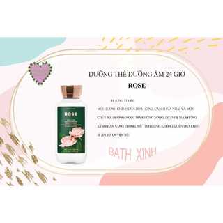 Rose lotion sữa dưỡng thể bath & body works body lotion 236ml
