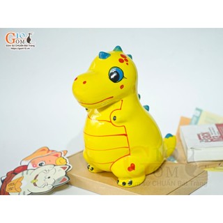 Khủng long tiết kiệm ngộ nghĩnh gốm sứ Bát Tràng