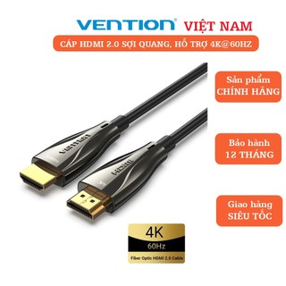 Dây cáp HDMI sợi quang Vention chuẩn 2.0 hỗ trợ 2k, 4k60hz, độ dài 10m-50m