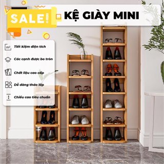 Giá Kệ Để Giày Dép Đứng Đa Tầng 3,5,7 tầng bằng gỗ MDF Thiết Kế Hiện Đại Được Chọn Màu