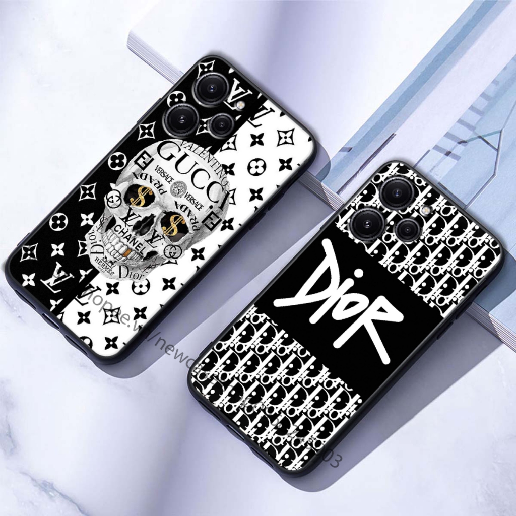 Ốp lưng Xiaomi Redmi 12 in hình hình thương hiệu thời trang cao cấp