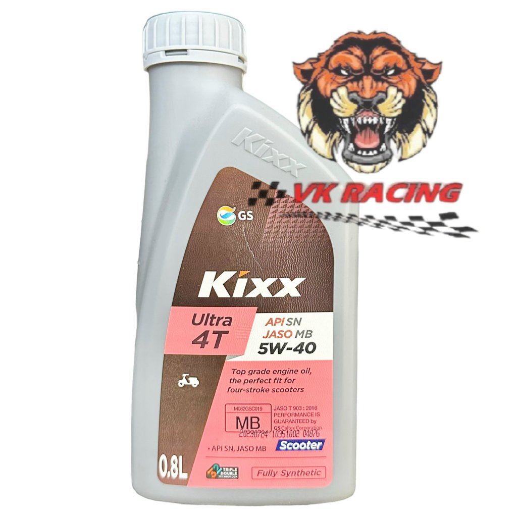 Nhớt kixx 5w40 0.8L - xe tay ga