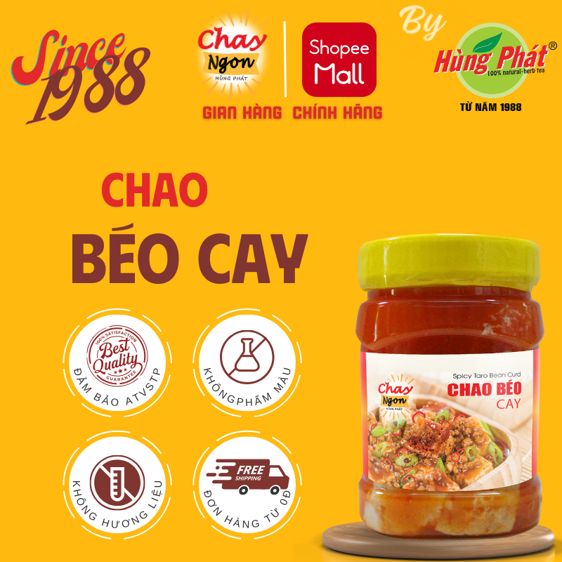 Chao Béo Cay Chay Ngon Hũ 200g