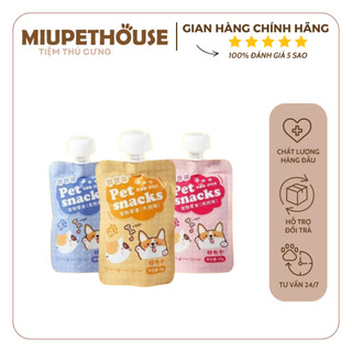 Súp Thưởng Petsnack Lắp Vặn 90G Dành Cho Chó Mèo - MiuPet House