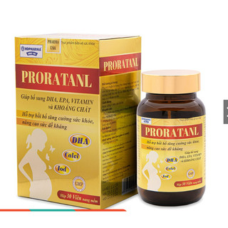 Proratanl Viên bổ bà bầu Bổ sung sắt, acid folic, vitamin cho mọi phụ nữ mang thai và cho con bú pronatal