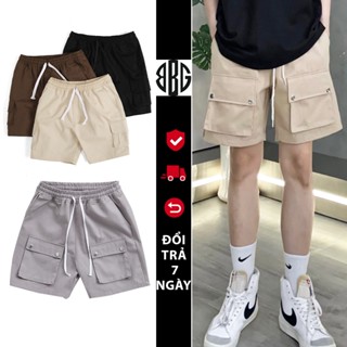 Quần Short SỌT đùi KAKI Jean Nam Túi hộp co dãn 4 chiều Avocado, Quần Sooc bò trơn và rách thời trang