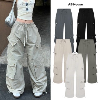 AB HOUSE - Quần dù túi hộp PARACHUTE ( form rộng) dây rút nam nữ Unisex Pants