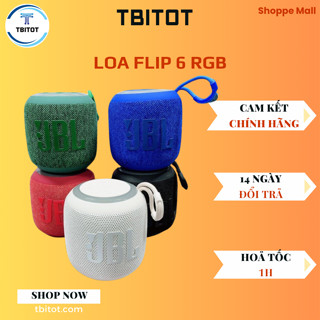 Loa bluetooth mini Flip6 RGB âm thanh 360 độ công suất lớn, pin trâu bass tốt -  TBITOT