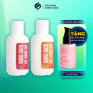 Dung Dịch Vệ Sinh Phụ Nữ Loli & The Wolf On Mùi Đào Thơm Mát Dịu Nhẹ Lành Tính 100ml