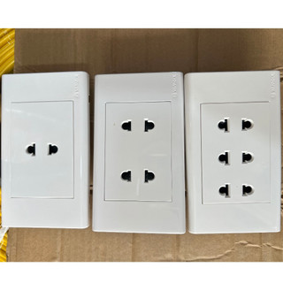 Ổ cắm đơn, đôi và ba 2 chấu s18 Sino-vanlock