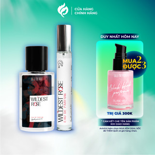 Nước Hoa Nữ Thơm Lâu Loli & The Wolf On Wildest Rose Hương Hoa Hồng Dịu Dàng Quyến Rũ Chai 10ml/50ml