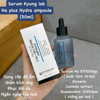 SERUM CẤP ẨM DA KYUNG LAB HA PLUS [ HA + B5 ] HYDRA AMPOULE