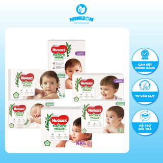  Bỉm quần Bỉm dán HUGGIES PLATINUM NATURE MADE NB60 S82 M64 M58 L44 XL38 XXL26 
