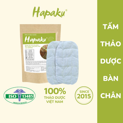Tấm Thảo Dược Thay Thế Cho Đai Chườm Nóng Bàn Chân Điện Hapaku - Hỗ Trợ Giảm Đau, Thư Giãn Cơ Thể
