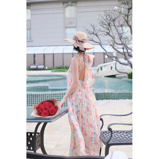 VÁY MAXI YẾM DẬP LY HOA (by TranAli chuẩn mẫu)