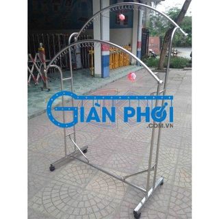 Giàn phơi quần áo inox hoà phát cung đôi bền, chống gỉ
