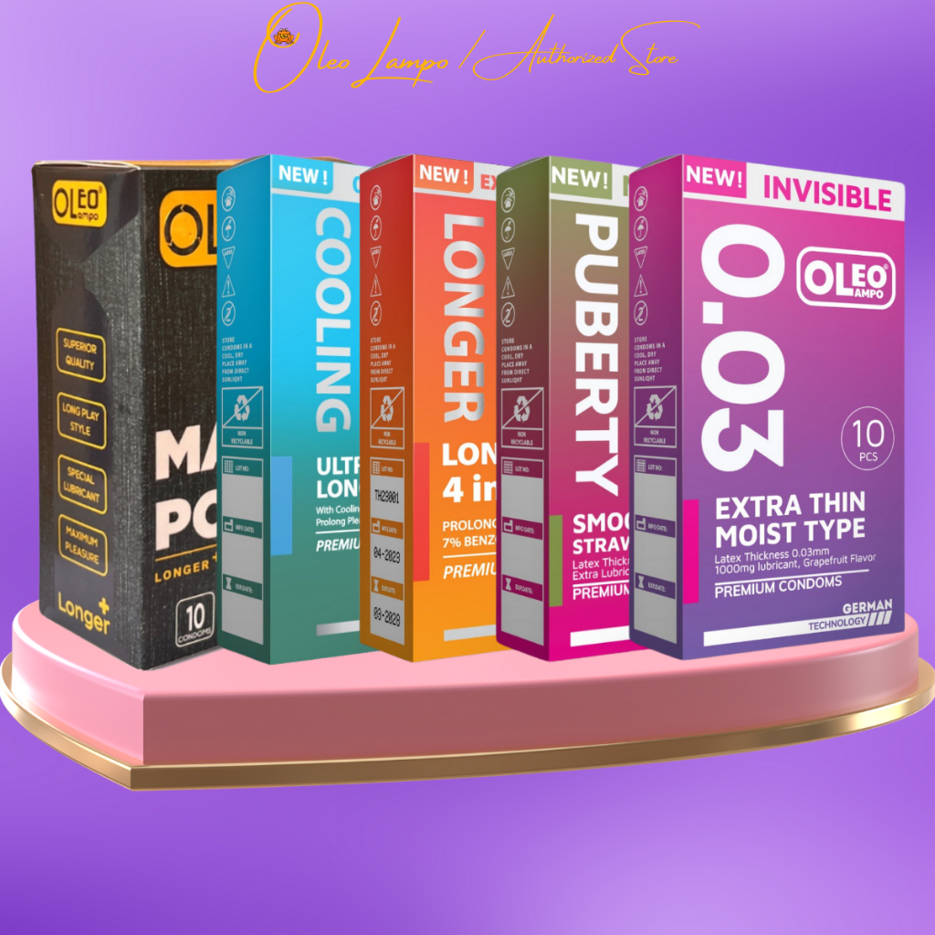 Bao Cao Su Oleo Lampo Chính Hãng Siêu Mỏng, Gân Gai, Kéo Dài Thời Gian, Chống Xuất Tinh Sớm, Không Gây Kích Ứng