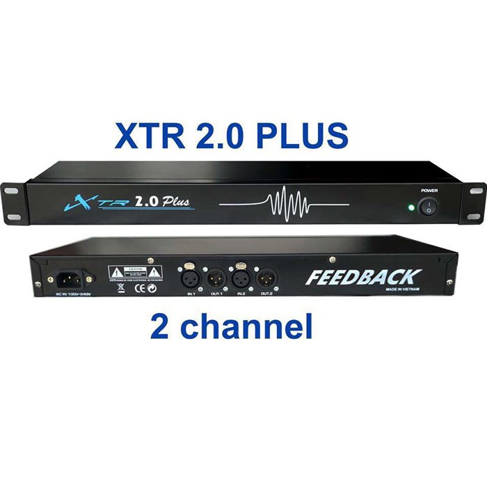 Thiết bị chống hú micro Feedback XTR 2.0 Plus chính hãng dòng 2 micro