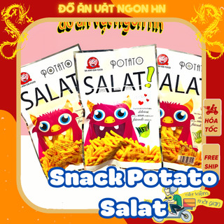 Bim bim potato salat ba anh em ăn vặt cổng trường giá rẻ