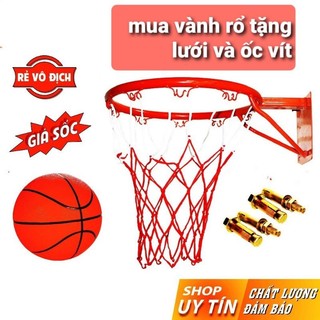 Vành bóng rổ, khung bóng rổ ___Kèm 01 lưới vành rổ + 01 bộ vít nở