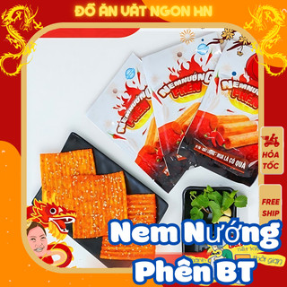 Bà tuyết ăn vặt nem nướng phên bà tuyết gói ăn vặt cùng bà tuyết đồ ăn vặt ngon hn