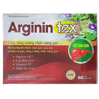 Viên uống bổ gan, mats gan Arginin Tex Tăng cường chức năng gan hiệu quả