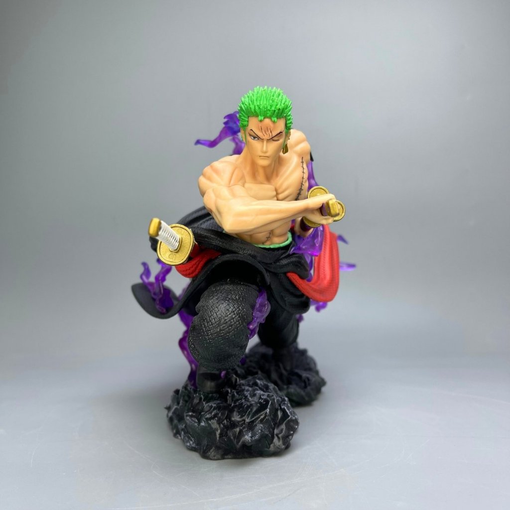 Mô Hình OnePiece Zoro enma chiến đấu siêu ngầu - Cao 17cm - nặng 660gram - Phụ Kiện : Kiếm - hộp carton