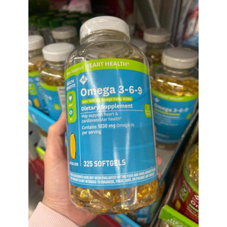 Omega 369, viên uống omega 3-6-9 heart health 325 viên của mỹ