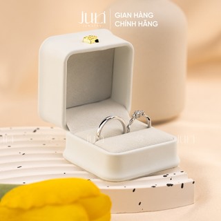 Hộp đựng Nhẫn Đôi bằng da Dê cao cấp với phong cách Châu Âu hiện đại | JULI JEWELRY