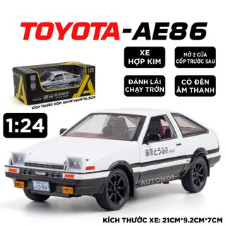 Mô hình xe Toyota AE86 tỉ lệ 1:24 Mini Auto OT400