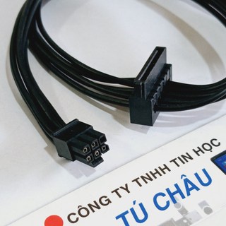 Cáp 6 pin sata / mini 6 pin ra 2 sata