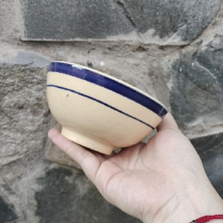 😘🍀3 Bát Cơm Lớn Gốm Sành🌿😋Mẫu Chỉ Xanh Xưa 12*5.5cm. Mẫu Chén Lớn Cái Hàng Trung Cấp