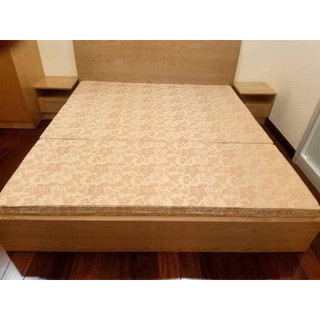 [ Tặng 2 Gối ] Đệm Bông Ép Sông Hồng Áo Gấm