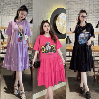 váy xuông bbd chất thun tầu (100% cotton tầu)
