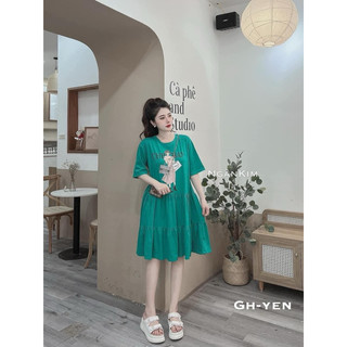 váy xuông bbd chất thun tầu (100% cotton tầu)
