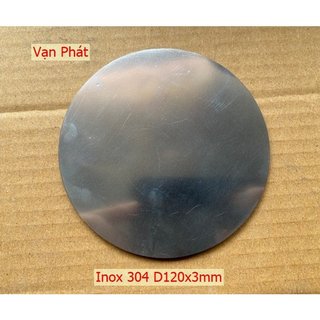 Bản mã tròn inox 304 d120x3mm