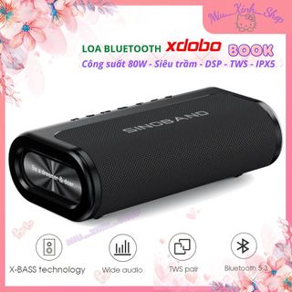 ★chính hãng★ loa bluetooth xdobo book 80w siêu trầm bản nâng cấp của xdobo x8 plus, x8 iii, x8 ii x7 wake 1983 hero 1999