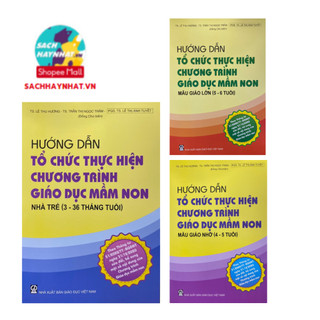 Sách - Combo 4 cuốn Hướng dẫn tổ chức thực hiện chương trình giáo dục mầm non