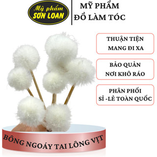 Bông ngoáy tai lông vịt êm mềm Combo 5 chiếc