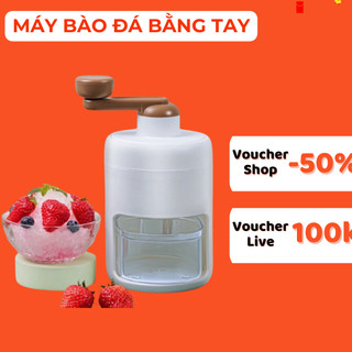 Máy bào đá tuyết, máy xay đá sinh tố, máy bào đá mini bằng tay tiện dụng đa năng