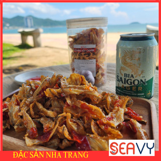 Cá mai sốt chanh dây giòn giòn ăn liền đặc sản Nha Trang hộp 500g - Seavy