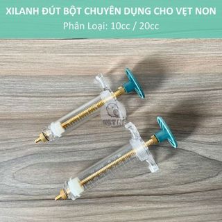 Xilanh đút bột chuyên dụng cho vẹt non - ống 10ml / 20ml