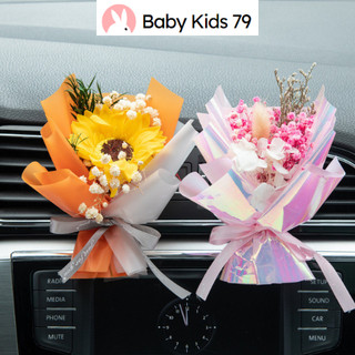 Bó hoa khô mini handmade trang trí hộp quà tặng thiệp