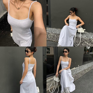 (có bán sỉ,ảnh thật,hoả tốc)🖤 MILO DRESS 🥑 ĐẦM HAI DÂY BASIC DÀI