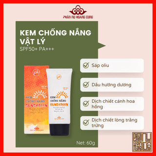 Kem Chống Nắng Dưỡng Sáng Da Phấn Nụ Hoàng Cung SPF 50+, PA+++ Không Bí Da 60g