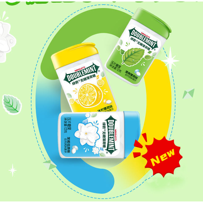 Kẹo the doublemint 12g - hộp mini