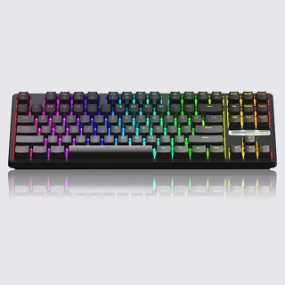 Bàn phím cơ Monka 3087, có 87 phím, nhiều hiệu ứng Led. Kết nối dây USB