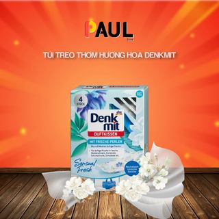 Túi treo thơm quần áo Denkmit Duftkissen hộp 4 túi treo tủ quần áo, treo phòng hương thơm ngát, Lưu Hương Lâu