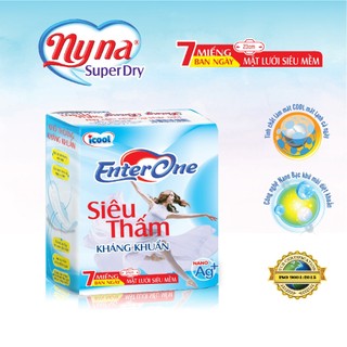 Băng vệ sinh EnterOne Băng Băng 7 miếng mặt lưới siêu thấm