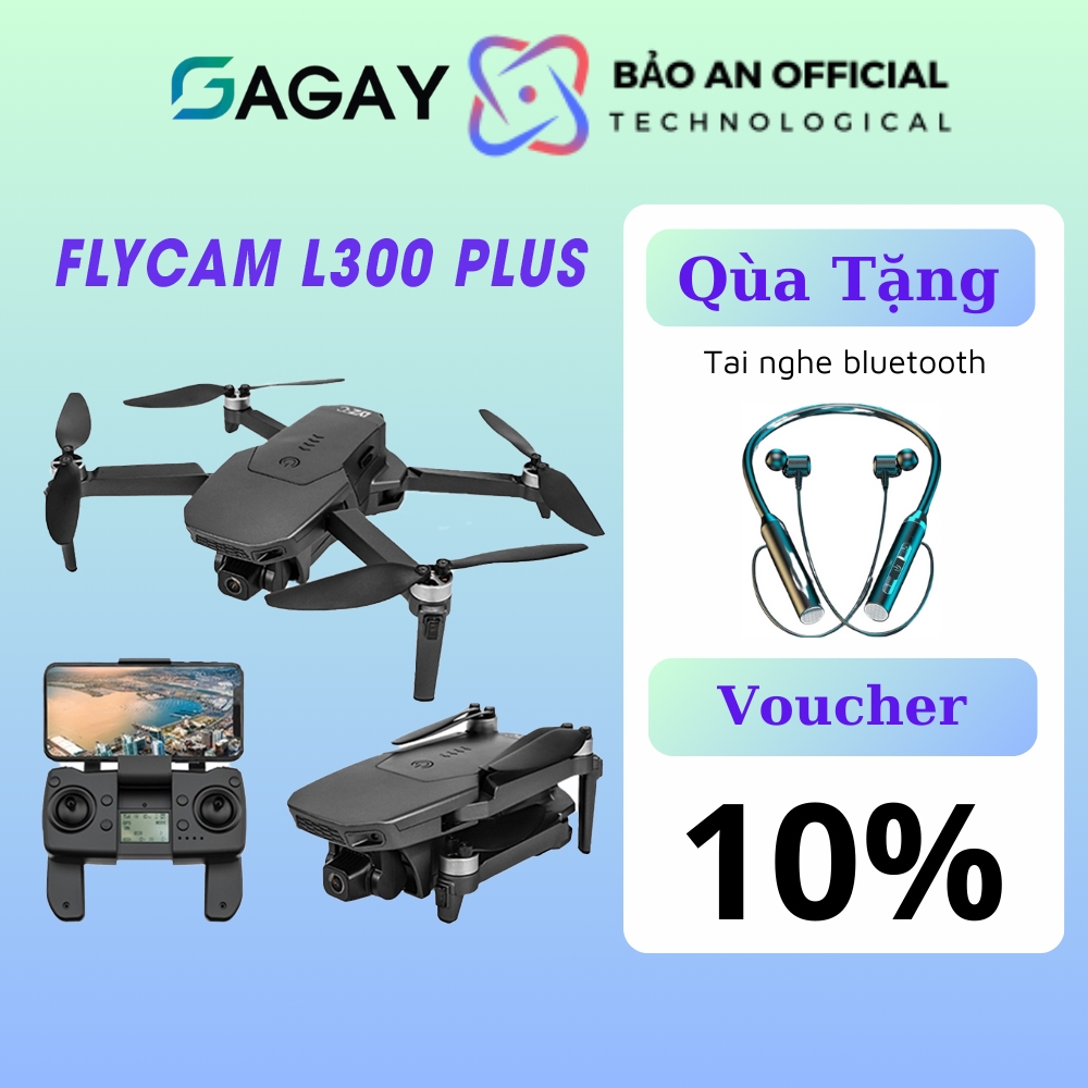 Flycam máy bay điểu khiển từ xa L300 PLUS, máy bay chụp ảnh chất lượng cao, tuổi thọ pin dài Jola | BigBuy360 - bigbuy360.vn